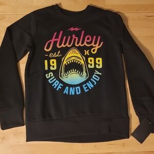 Hurley Black Crewneck Sweatshirt